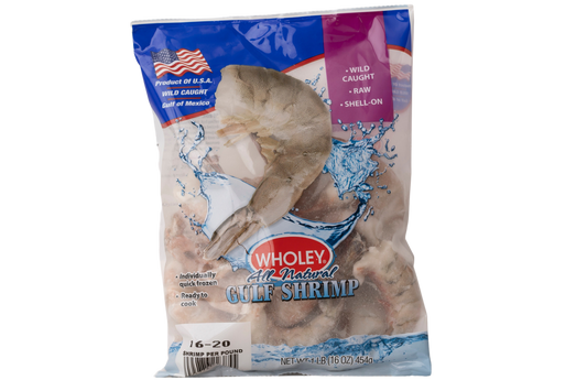 Wholey All Natural Wild Caught Gulf Shrimp