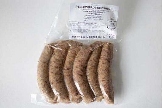 YBFS Pork Honey Breakfast Sausage Links