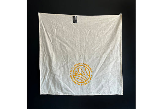YBFS Tea Towel Who Grew Your Food?