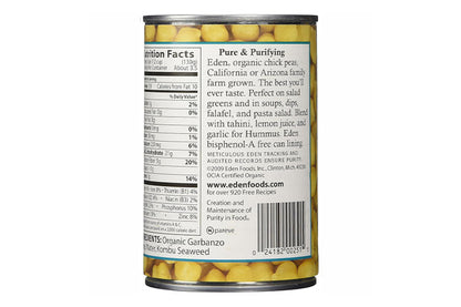 Eden Foods Organic Canned Garbanzo Beans