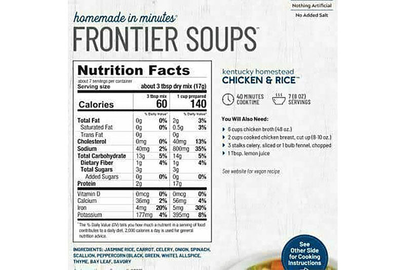 Anderson House Soup Mix Kentucky Homestead Chicken & Rice Soup