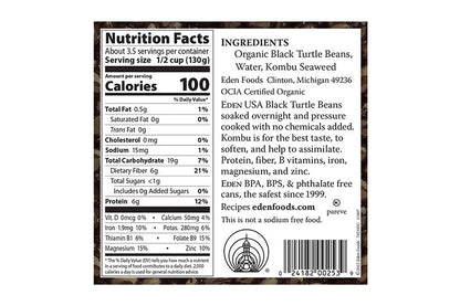 Eden Foods Organic Canned Black Beans