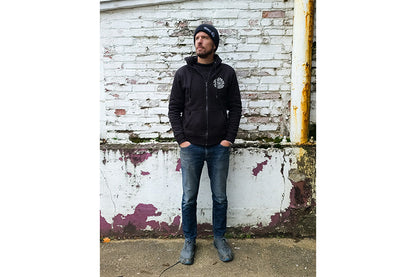 Yellowbird Full-Zip Fleece Hoodie Jet Black