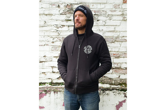 Yellowbird Full-Zip Fleece Hoodie Jet Black