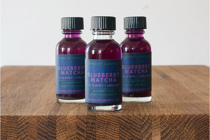 Stardust Standard Fire Cider Blueberry Matcha Shots
