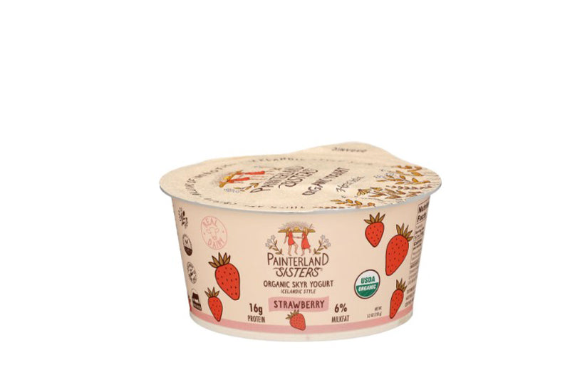 Painterland Sisters Organic Skyr Yogurt Strawberry