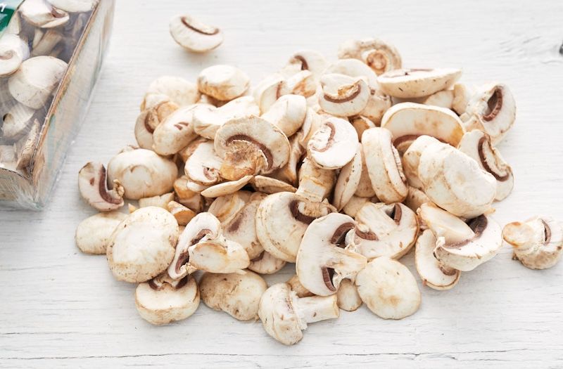Pennsylvania White Button Mushrooms Sliced