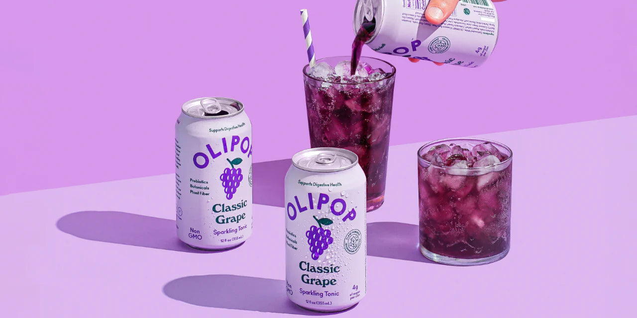 Olipop Sparkling Tonic Classic Grape