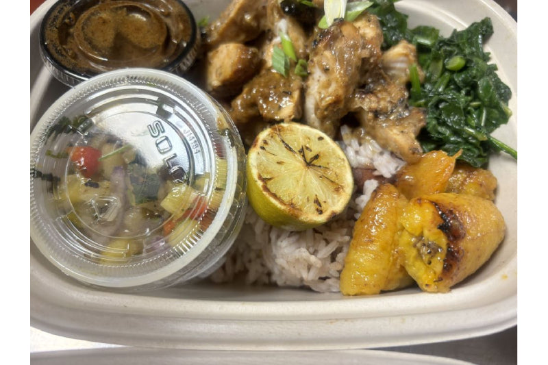 Chef Meagan Entree Jerk Grain Bowl