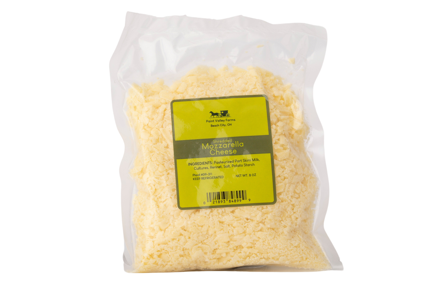 Paint Valley Farms A2 Guernsey Shredded Cheese