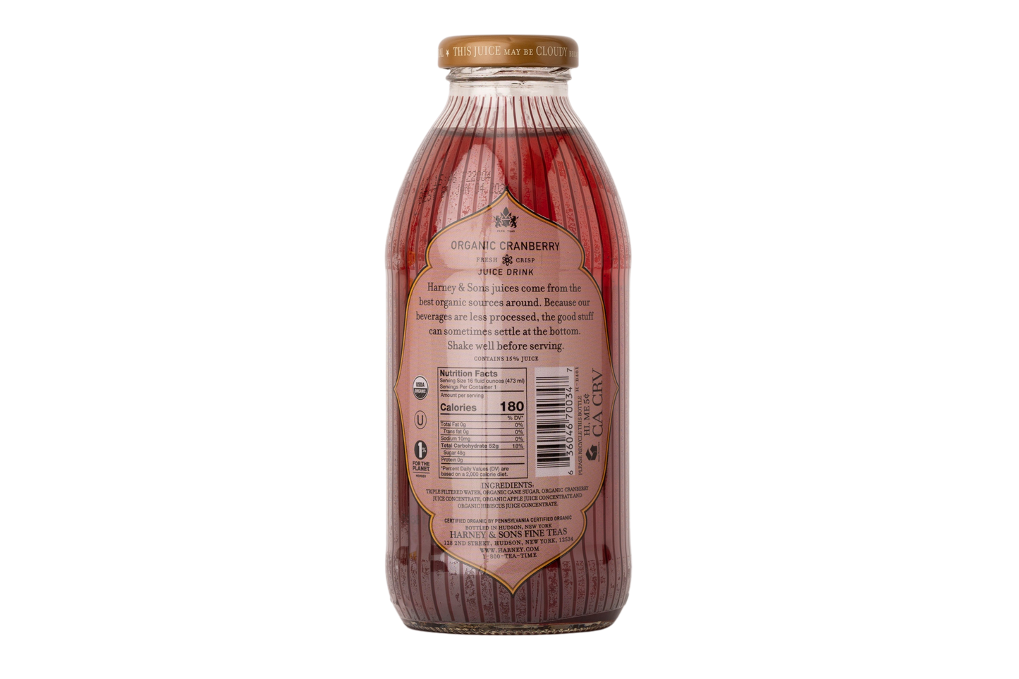 Harney & Sons Organic Cranberry Juice Drink