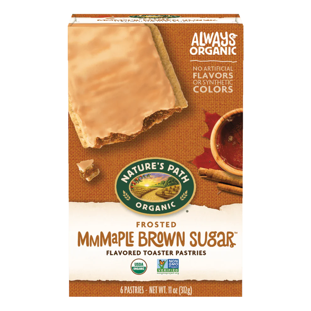 Nature's Path Organic Toaster Pastries Mmmaple Brown Sugar