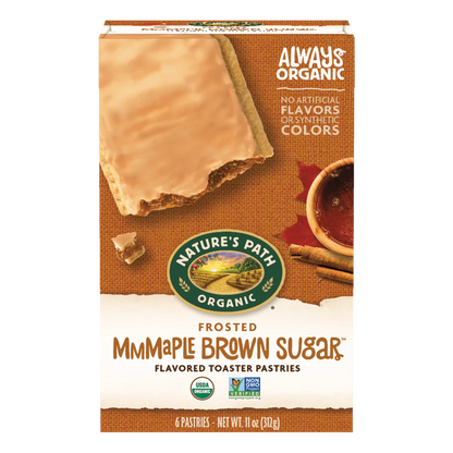 Nature's Path Organic Toaster Pastries Mmmaple Brown Sugar
