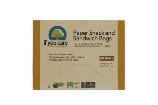 If You Care Paper Snack and Sandwich Bags