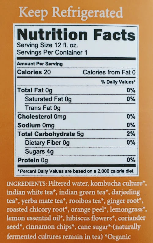 Divine Living Kombucha Lemon Ginger