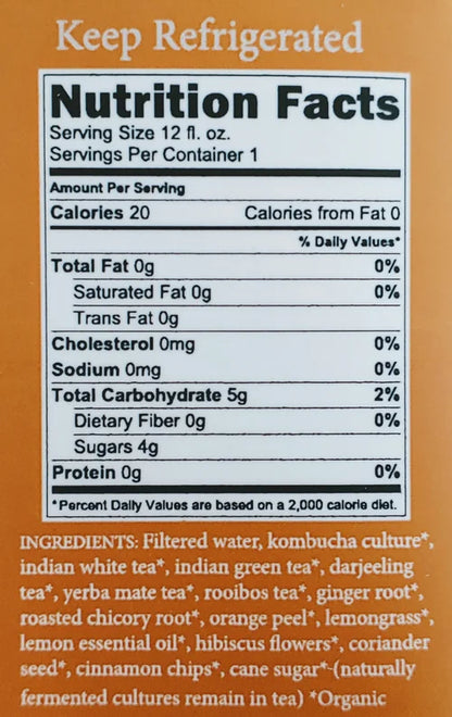 Divine Living Kombucha Lemon Ginger