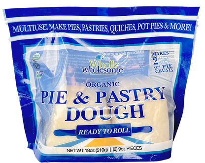 Wholly Wholesome Organic Pie Pastry Dough