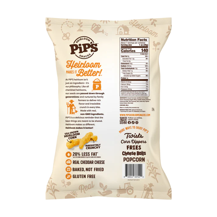 Pip's Heirloom Cheddar Crunchies