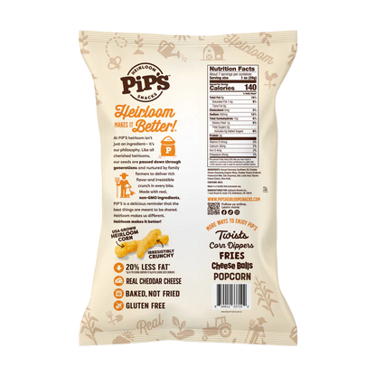 Pip's Heirloom Cheddar Crunchies