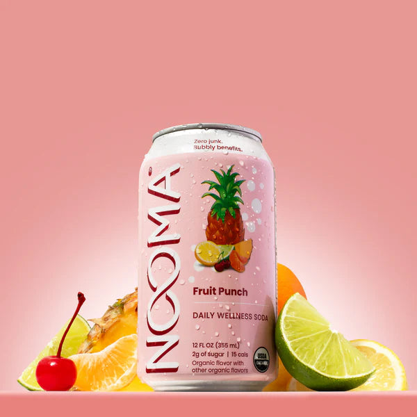 NOOMA Organic Daily Wellness Soda Fruit Punch