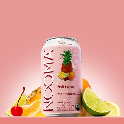 NOOMA Organic Daily Wellness Soda Fruit Punch