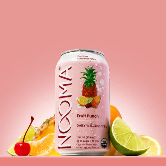 NOOMA Organic Daily Wellness Soda Fruit Punch