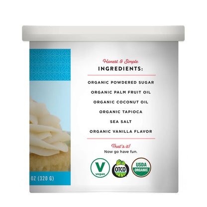 Miss Jones Baking Co Organic Vanilla Frosting