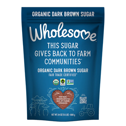 Wholesome Sweeteners Organic Fair Trade Dark Brown Sugar