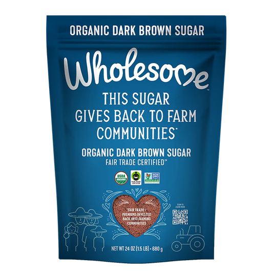 Wholesome Sweeteners Organic Fair Trade Dark Brown Sugar