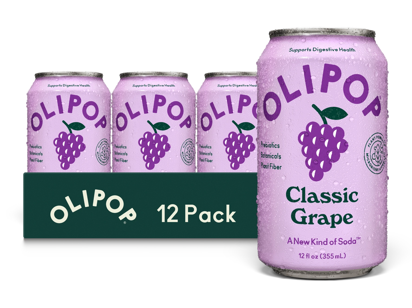 Olipop Sparkling Tonic Classic Grape