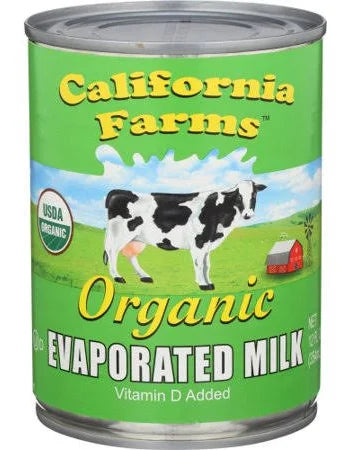 California Farms Organic Evaporated Milk