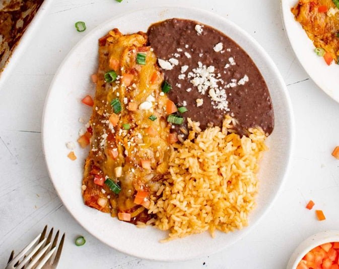 Chef Meagan Entree Enchilada Dinner
