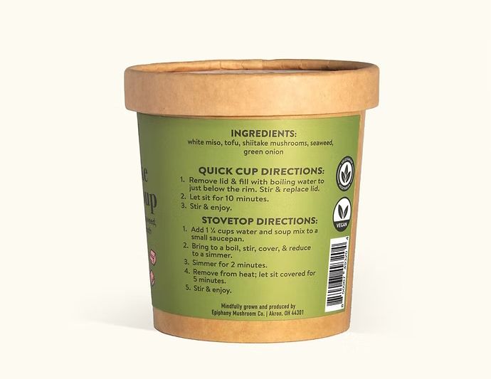 Epiphany Mushroom Company Miso Soup