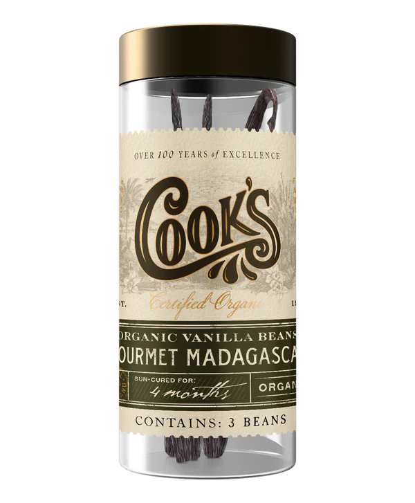 Cook's Flavoring Organic Madagascar Vanilla Beans