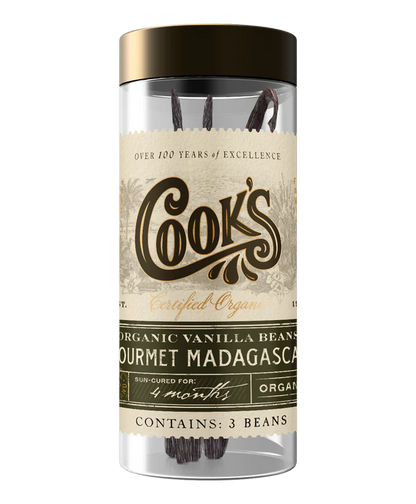 Cook's Flavoring Organic Madagascar Vanilla Beans