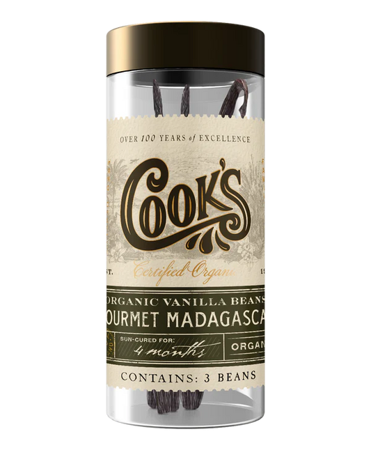 Cook's Flavoring Organic Madagascar Vanilla Beans