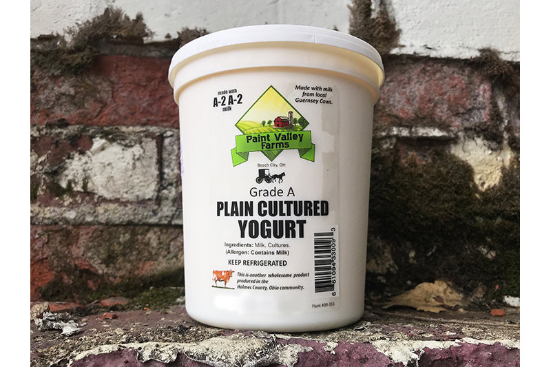 Paint Valley Farms Plain Cultured Yogurt